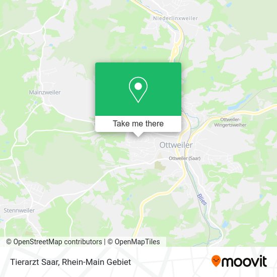 Карта Tierarzt Saar