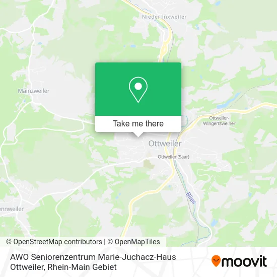 Карта AWO Seniorenzentrum Marie-Juchacz-Haus Ottweiler