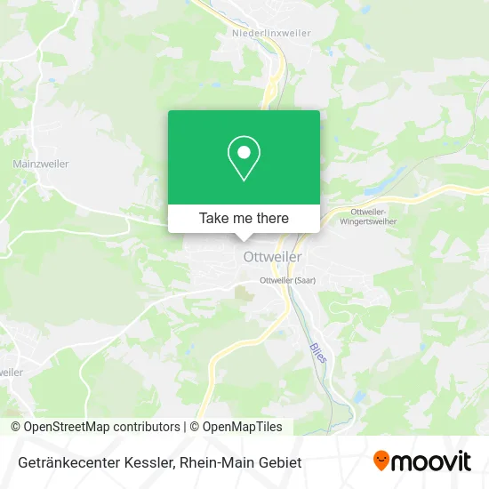 Карта Getränkecenter Kessler