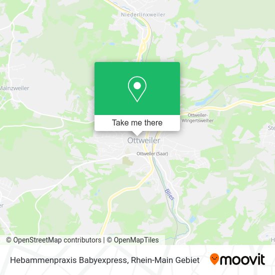 Карта Hebammenpraxis Babyexpress