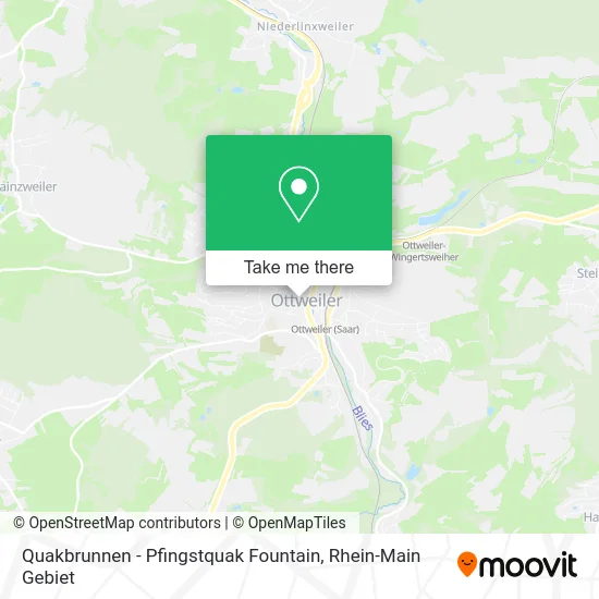 Карта Quakbrunnen - Pfingstquak Fountain