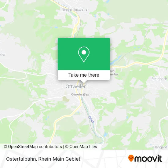Ostertalbahn map