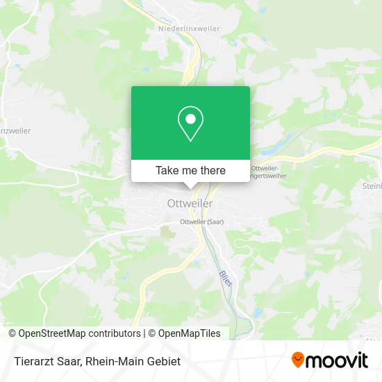 Карта Tierarzt Saar