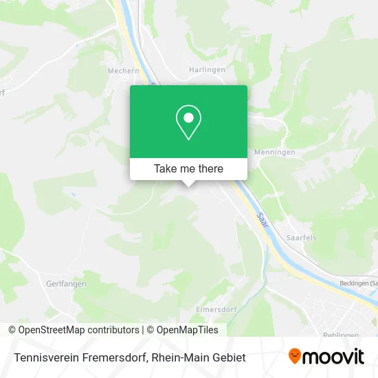 Карта Tennisverein Fremersdorf