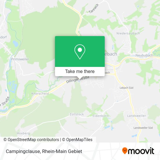 Карта Campingclause