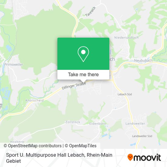 Карта Sport U. Multipurpose Hall Lebach