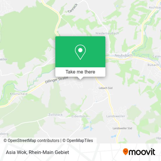 Карта Asia Wok