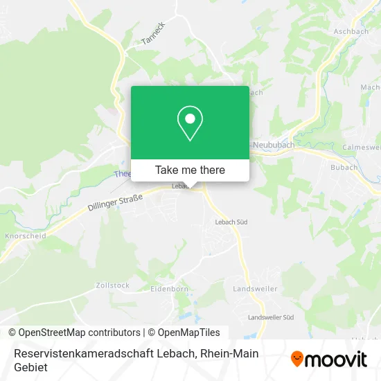 Карта Reservistenkameradschaft Lebach