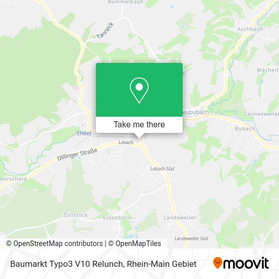 Карта Baumarkt Typo3 V10 Relunch