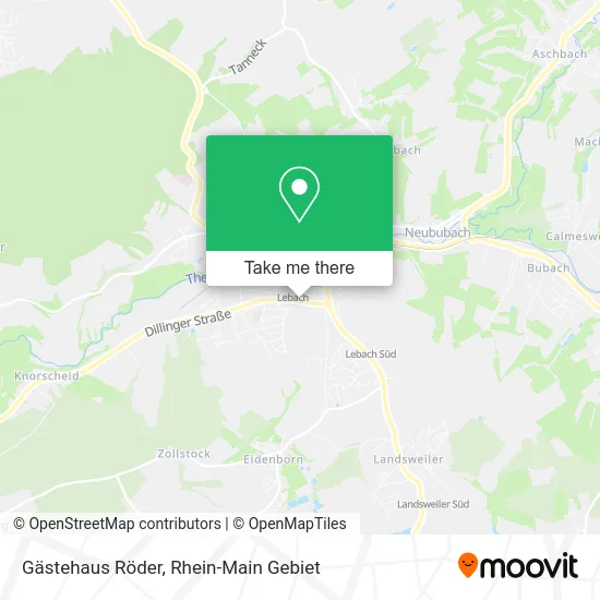 Карта Gästehaus Röder