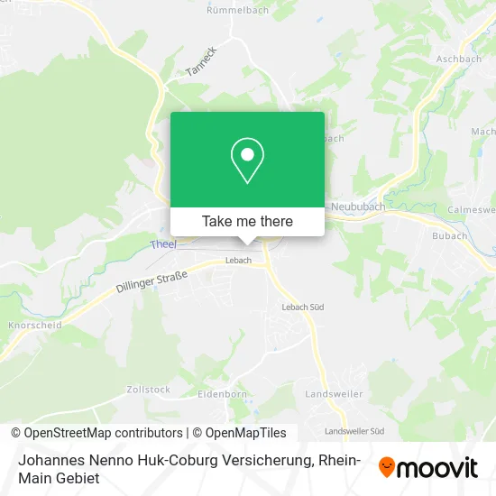 Карта Johannes Nenno Huk-Coburg Versicherung