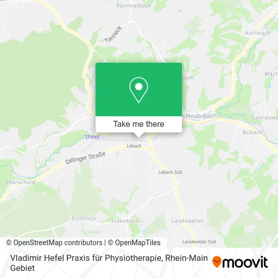Карта Vladimir Hefel Praxis für Physiotherapie