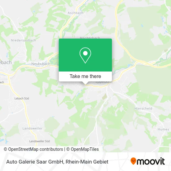 Auto Galerie Saar GmbH map