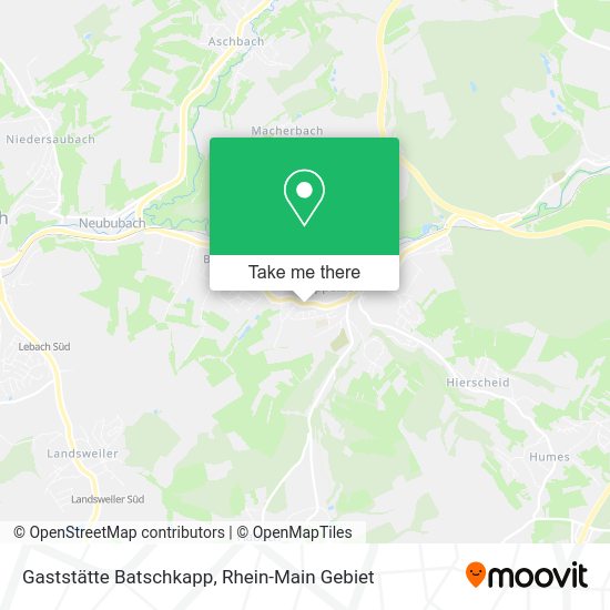 Карта Gaststätte Batschkapp