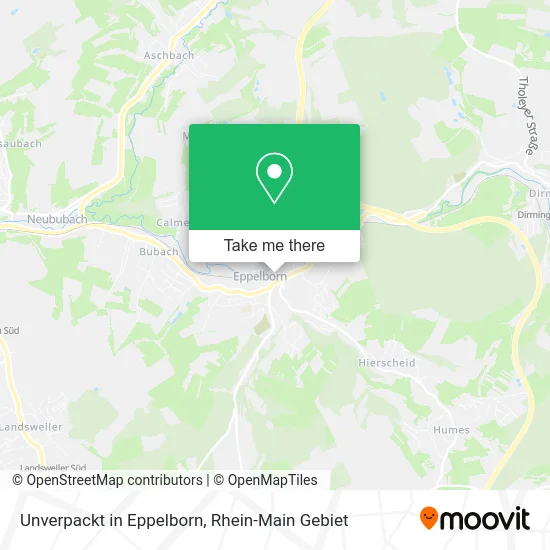 Карта Unverpackt in Eppelborn
