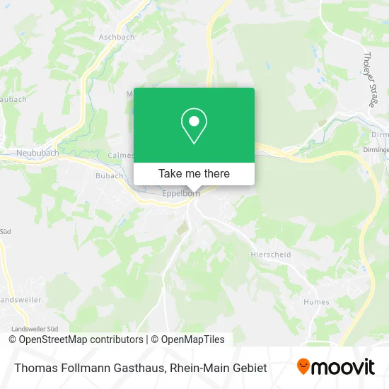 Карта Thomas Follmann Gasthaus