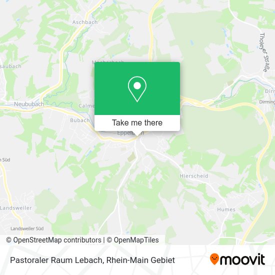 Карта Pastoraler Raum Lebach