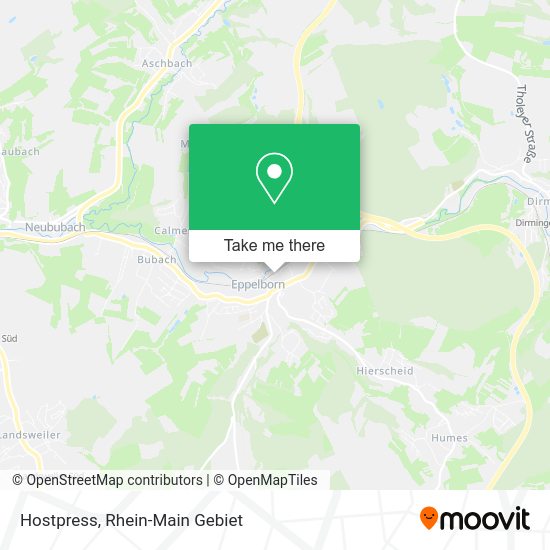 Карта Hostpress