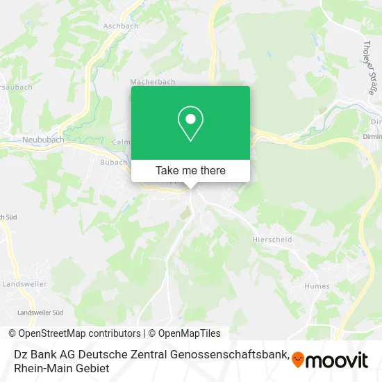 Карта Dz Bank AG Deutsche Zentral Genossenschaftsbank