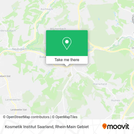 Карта Kosmetik Institut Saarland