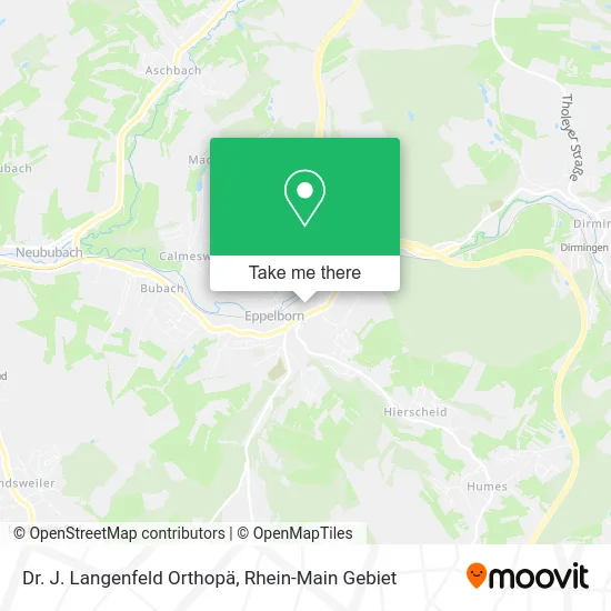 Карта Dr. J. Langenfeld Orthopä