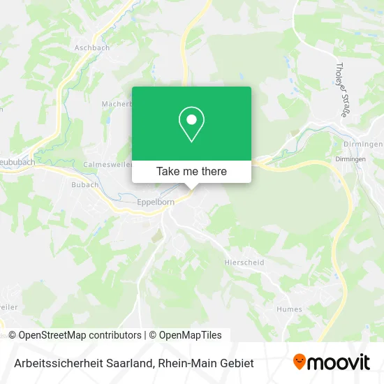 Карта Arbeitssicherheit Saarland