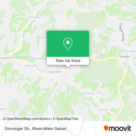 Dirminger Str. map