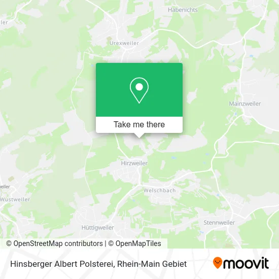 Карта Hinsberger Albert Polsterei
