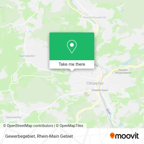 Карта Gewerbegebiet