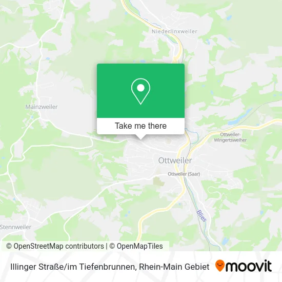 Карта Illinger Straße / im Tiefenbrunnen