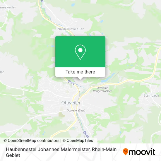 Карта Haubennestel Johannes Malermeister