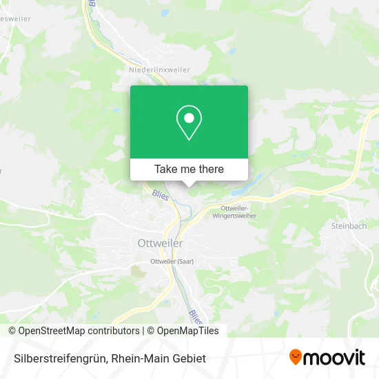 Карта Silberstreifengrün