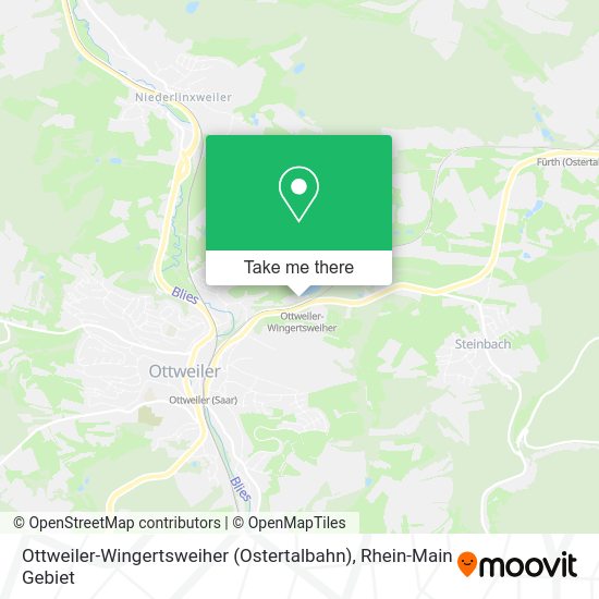 Карта Ottweiler-Wingertsweiher (Ostertalbahn)