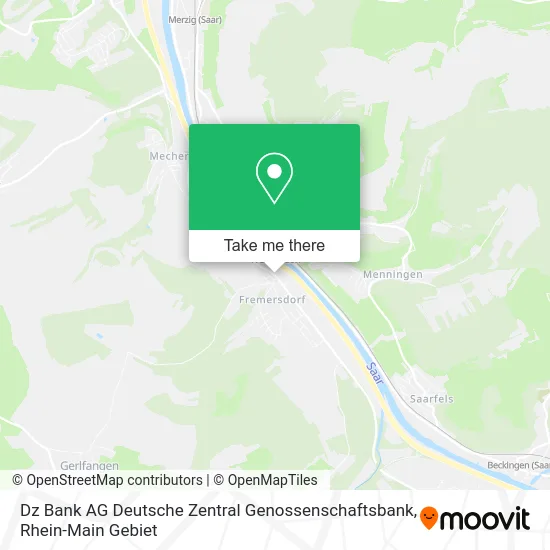 Карта Dz Bank AG Deutsche Zentral Genossenschaftsbank