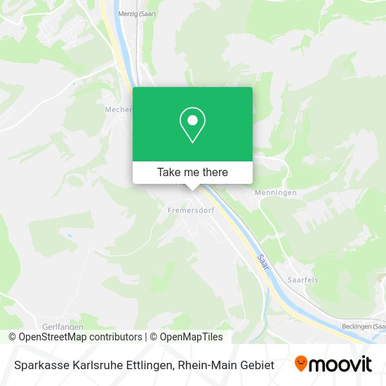Карта Sparkasse Karlsruhe Ettlingen