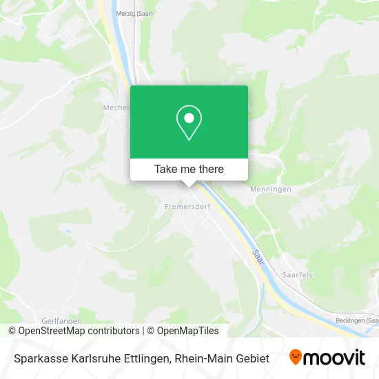 Карта Sparkasse Karlsruhe Ettlingen
