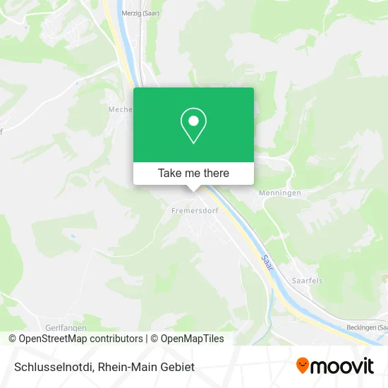 Карта Schlusselnotdi