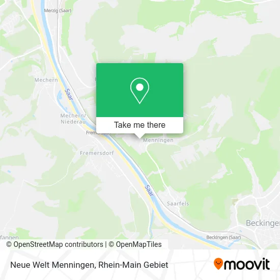 Карта Neue Welt Menningen