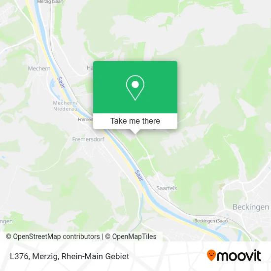L376, Merzig map