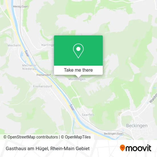 Карта Gasthaus am Hügel