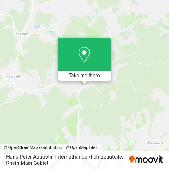 Карта Hans Peter Augustin Internethandel / Fahrzeugteile