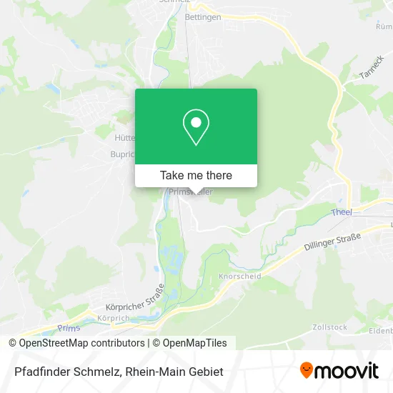 Карта Pfadfinder Schmelz
