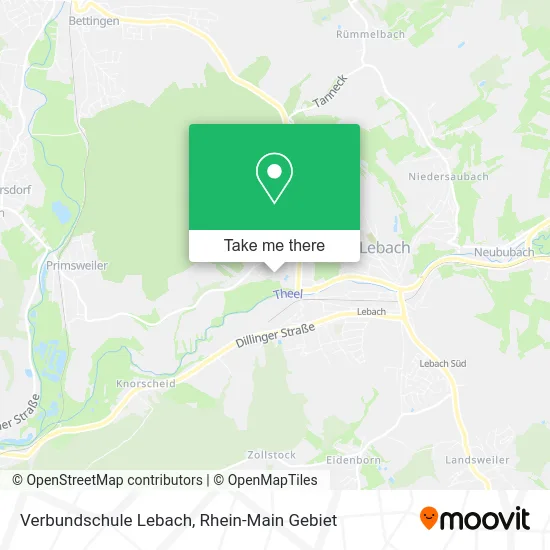 Карта Verbundschule Lebach