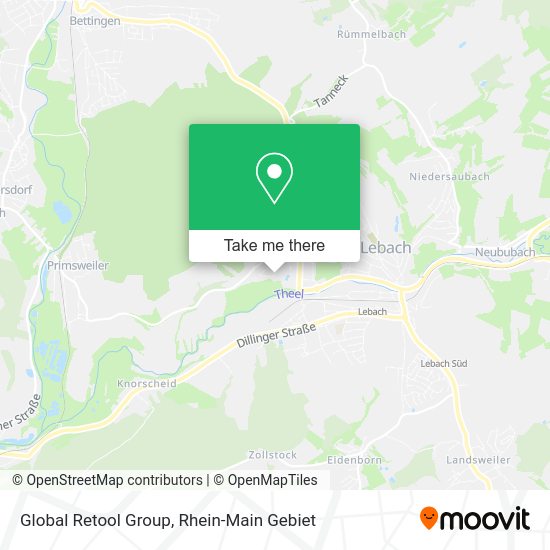 Карта Global Retool Group