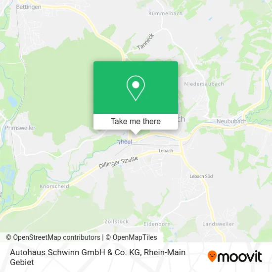 Autohaus Schwinn GmbH & Co. KG map
