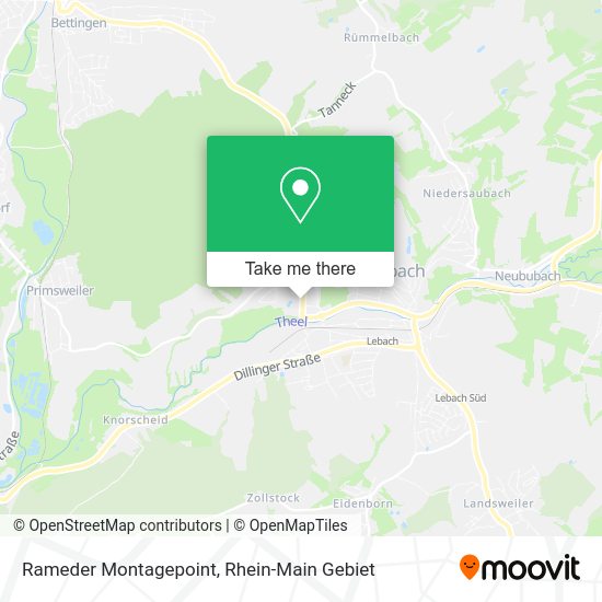 Карта Rameder Montagepoint