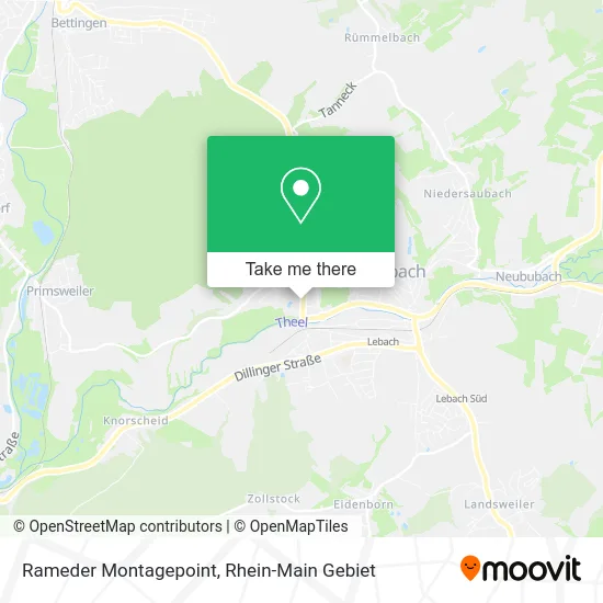 Карта Rameder Montagepoint