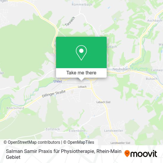 Карта Salman Samir Praxis für Physiotherapie