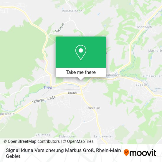 Карта Signal Iduna Versicherung Markus Groß