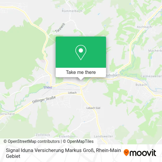 Карта Signal Iduna Versicherung Markus Groß